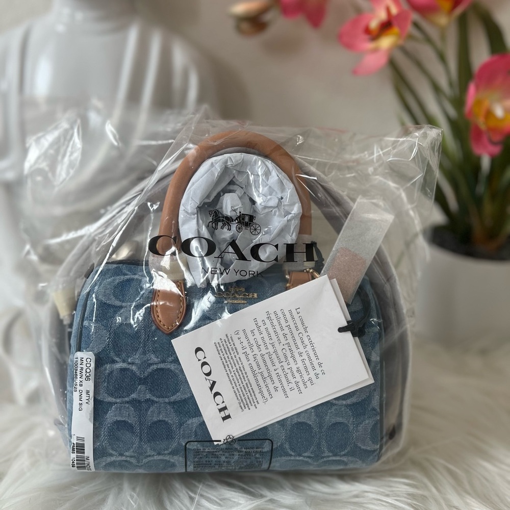 Coach Denim mini Rowan - Picture 7 of 10
